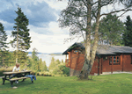 Kielder Water Lodges in Kielder Water, Northumberland, North East England